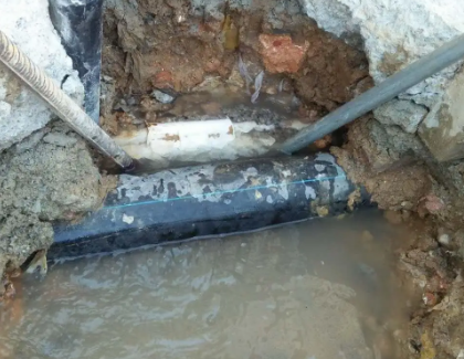 英吉沙测漏水之水管漏水